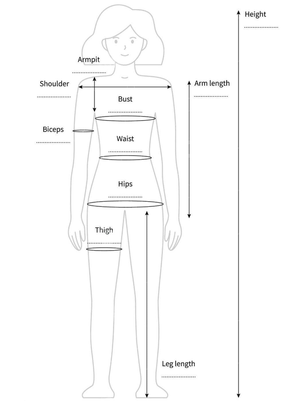 Boys measurement guide