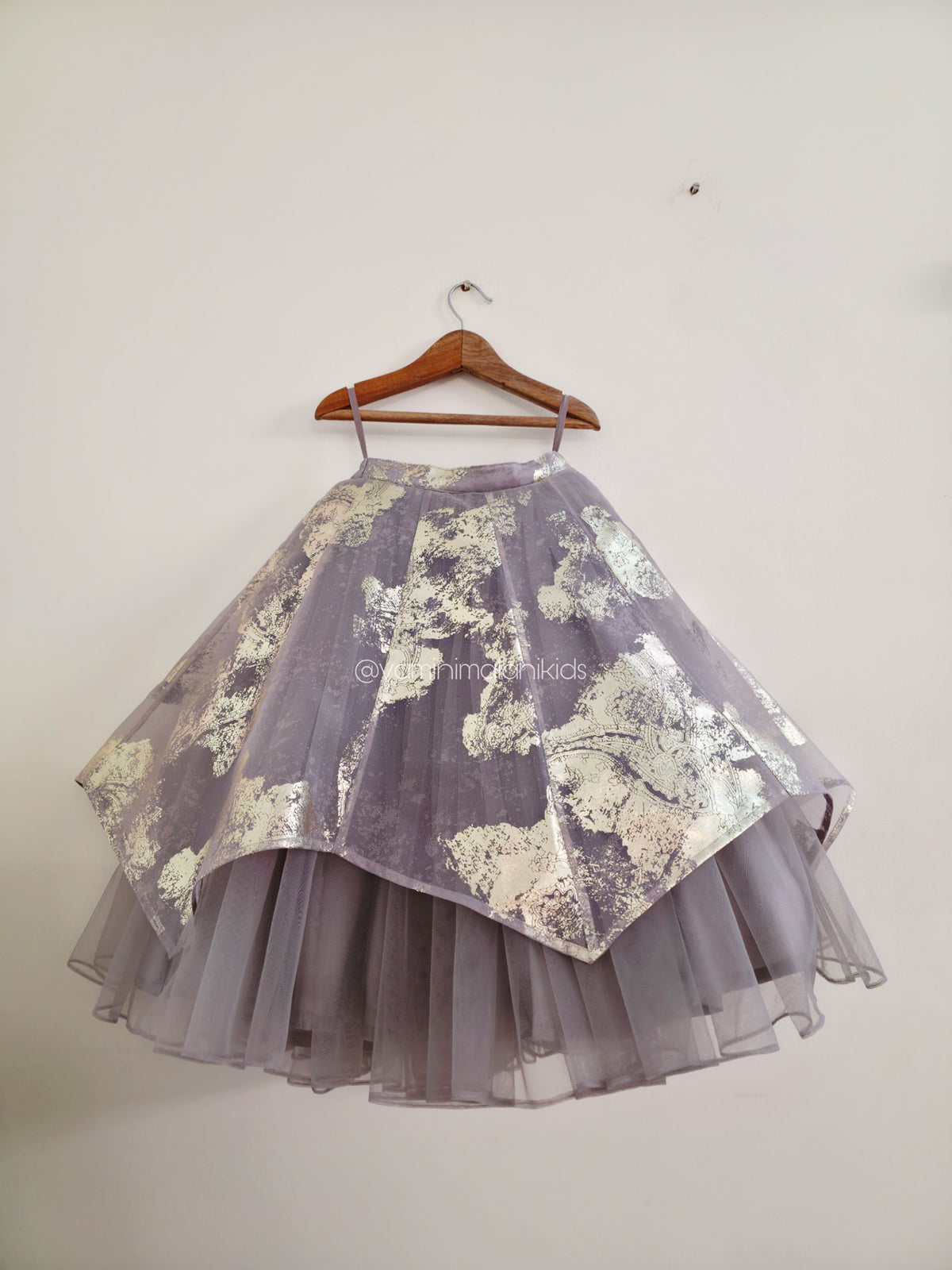 Gray Mist Ruffles