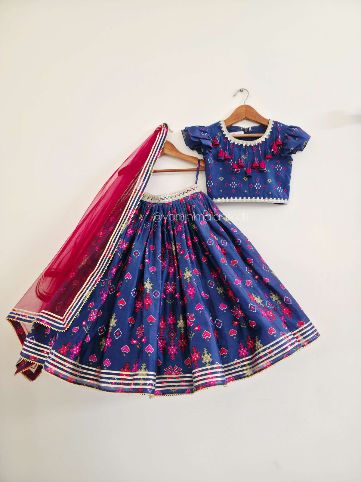 Blue Patola Lehenga