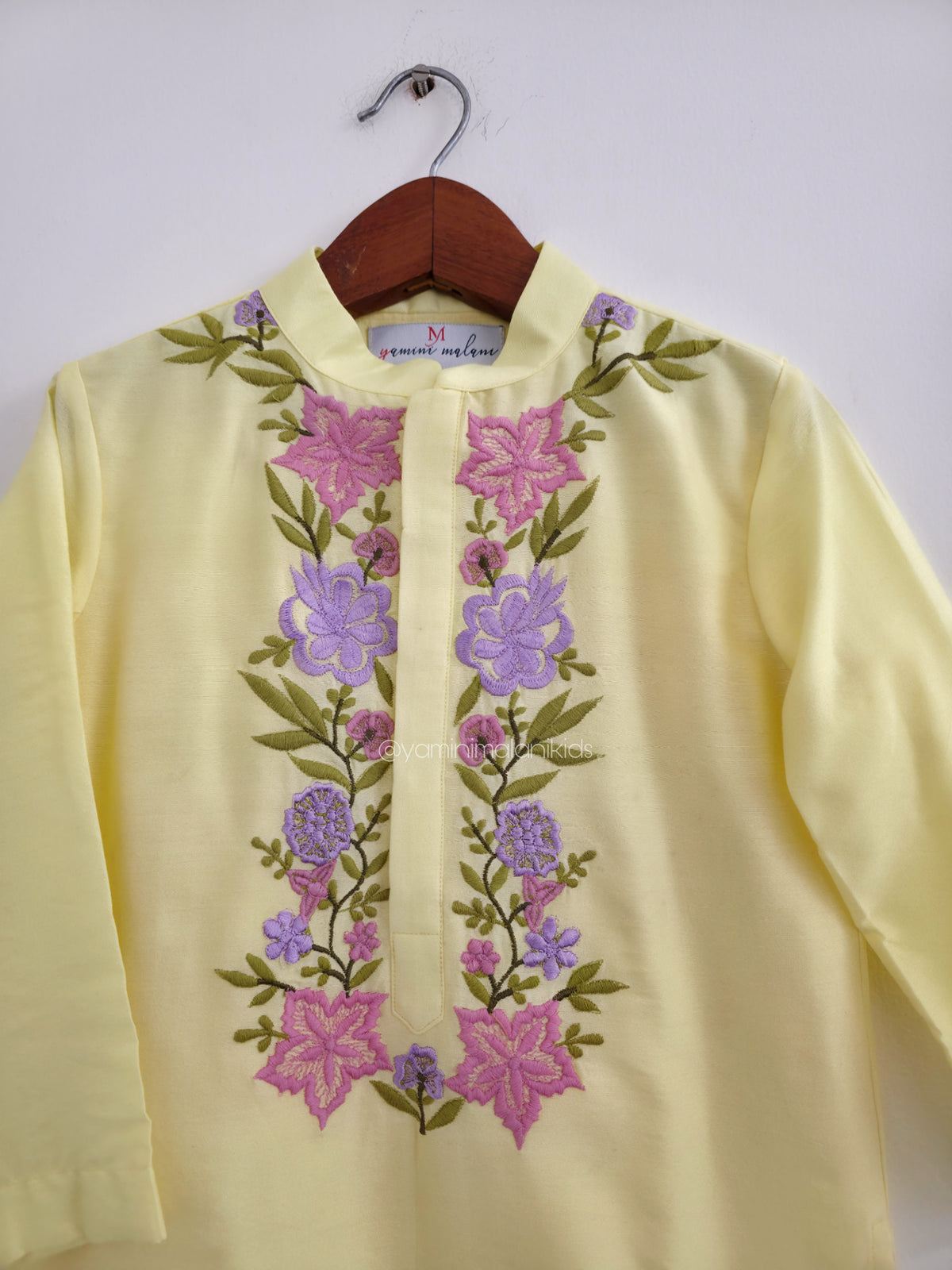 Lemon Florals Kurta Pants