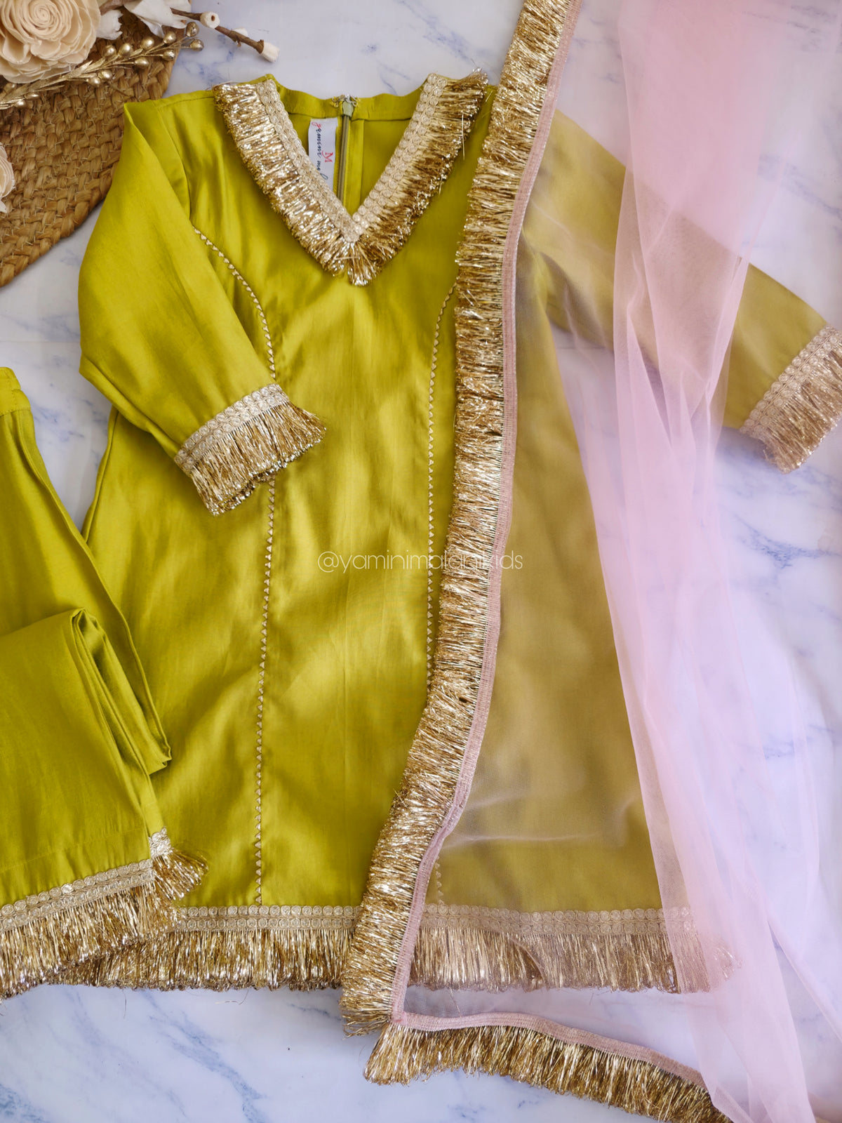 Lime Blush Suit
