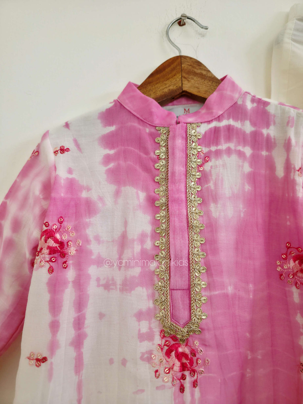 Pink Shibori Kurta Pants