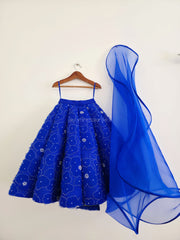 Royal Blue Fleurs