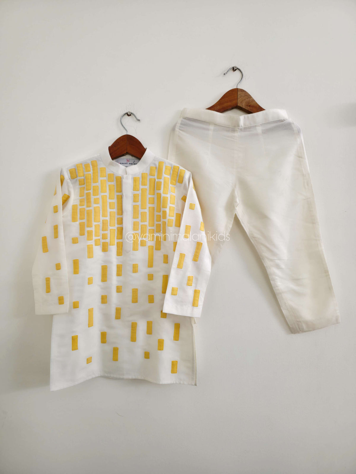 Ivory Yellow Appliques