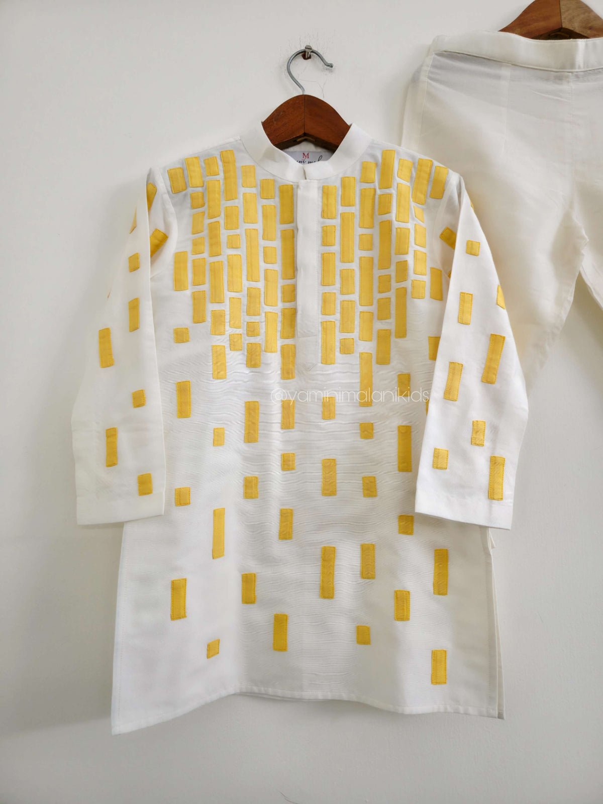 Ivory Yellow Appliques