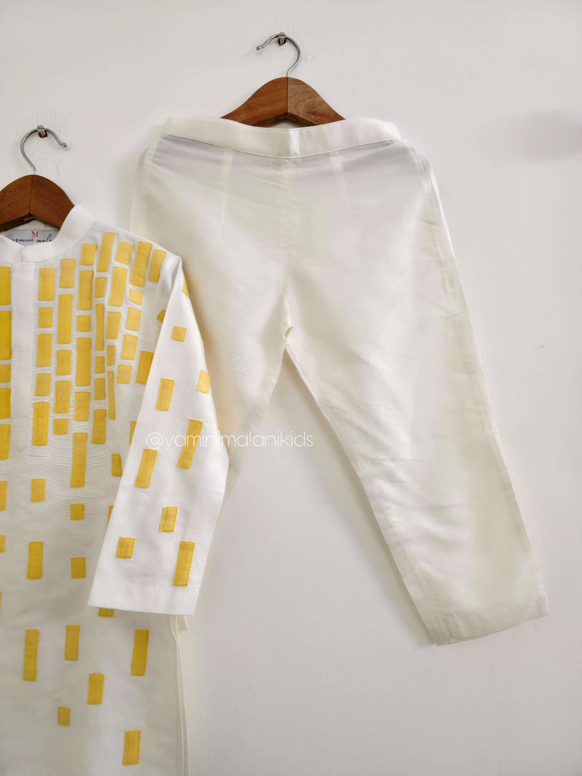 Ivory Yellow Appliques