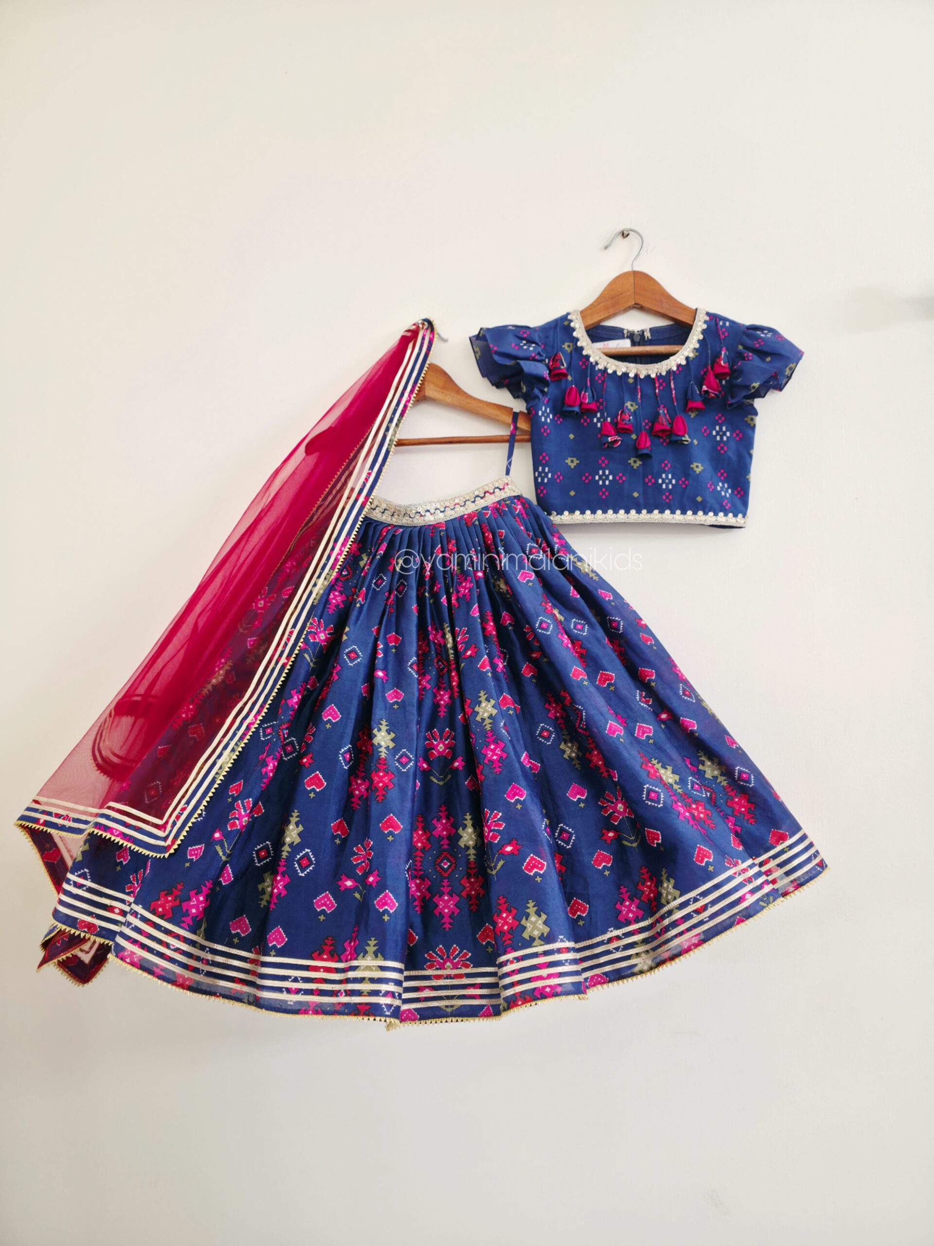 Blue Patola Lehengq