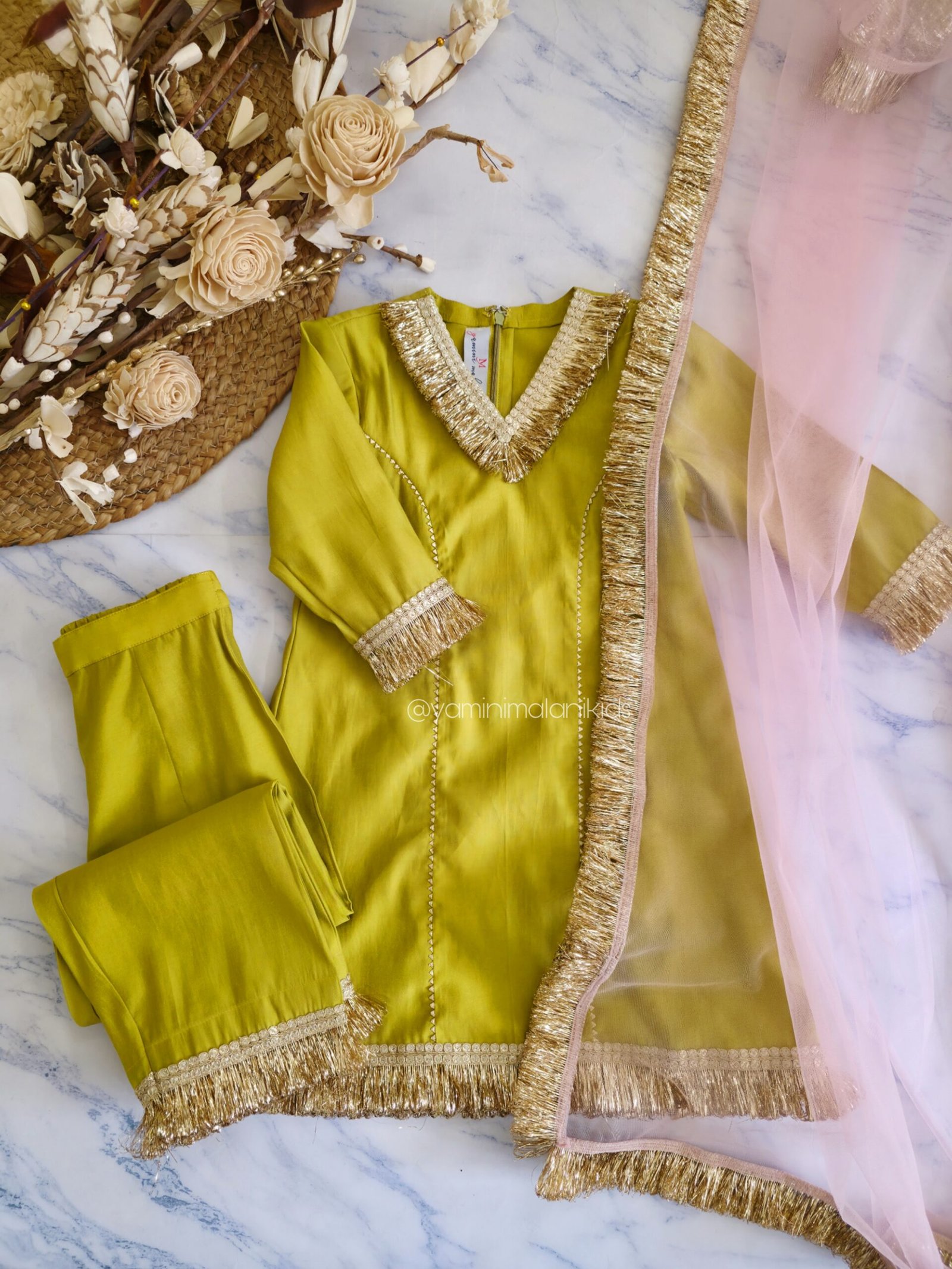 Lime Blush Suit